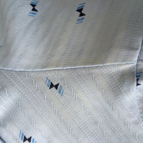 MWG Johnny West Western Shirt Small Blue Xtra Long Tails Pearl Snap Long Sleeve - Picture 8 of 8